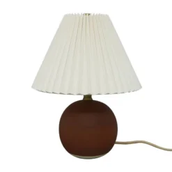 Oval Table Lamp With Pleated Shade (Includes LED Light Bulb) Red - Threshold™ Designed With Studio McGee -Threshold™ GUEST 0329b4d7 a9eb 4475 8a02 6d602b7948cf