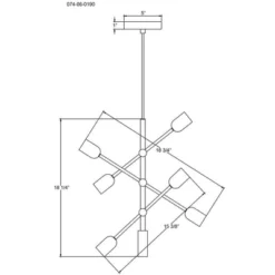 3-Arm Chandelier Brass (Includes Vintage Light Bulbs) - Threshold™ 7 3-Arm Chandelier Brass (Includes Vintage Light Bulbs) - Threshold™ -Threshold™ GUEST 0bde6637 1ee1 44a3 a54a 4cd8213f2c1f
