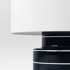 Glossy Table Lamp Navy And White (Includes LED Light Bulb) - Threshold™ 5 Glossy Table Lamp Navy And White (Includes LED Light Bulb) - Threshold™ -Threshold™ GUEST 0f8f586d 58b0 484f 97b1 53b07fa26894