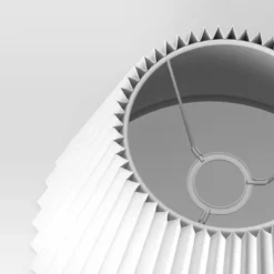 Small Pleated Lamp Shade White - Threshold™: Empire Shape, Cotton/Nylon, 7" H -Threshold™ GUEST 1863adae ab08 4eaf a6fa f647a3c5cf19