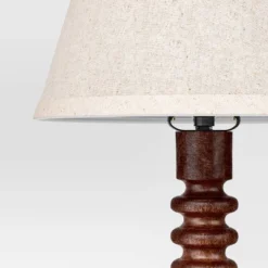 Mid Tone Wood Table Lamp - Threshold™ -Threshold™ GUEST 25ddf6c6 eaf9 4f96 84ca 2d7dda7899ad