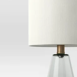 Glass Cone Mini Table Lamp Clear - Threshold™ -Threshold™ GUEST 513bc511 5a10 46bd 83a8 97c5c75183f8