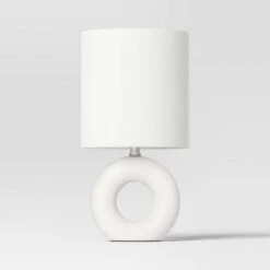 Abstract Ceramic Mini Table Lamp White - Threshold™ -Threshold™ GUEST 547e7228 701a 4f70 910a f62eefa80d54