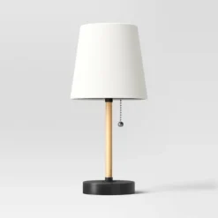 Mini Rattan Wrap Stick Table Lamp Black - Threshold™ -Threshold™ GUEST 64872074 519f 4dc9 9c41 eaa5ffad99e8