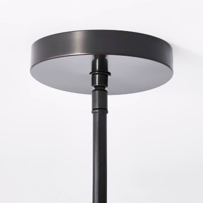 Metal Two Arm Shaded Chandelier Ceiling Light Black - Threshold™ Designed With Studio McGee 3 Metal Two Arm Shaded Chandelier Ceiling Light Black - Threshold™ Designed With Studio McGee - Image 3