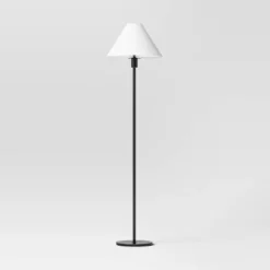 Stick Floor Lamp With Tapered Shade Black - Threshold™ -Threshold™ GUEST 8095914b 602d 42b3 a435 4beb671eee3f