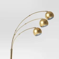 Span 3-Head Metal Globe Floor Lamp Brass - Threshold™ -Threshold™ GUEST 8e157d15 c278 49ac 9708 273e760dcead