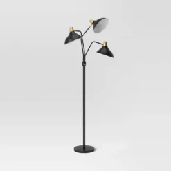 3-Head Floor Lamp Black - Threshold™ -Threshold™ GUEST 91c421c7 0e9a 4029 be26 8dda23a6086f