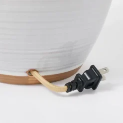 Large Ceramic Jar Table Lamp (Includes LED Light Bulb) Gray - Threshold™ Designed With Studio McGee -Threshold™ GUEST 93b45ca5 6ef6 4fc7 a67d 275dc50c6213