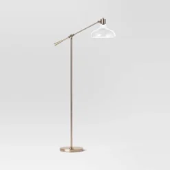 Crosby Bell Floor Lamp Brass With Glass Shade - Threshold™ -Threshold™ GUEST a56aefbc c219 4e3d a609 84cc3103cc5e