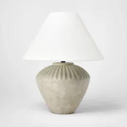 Ceramic Table Lamp Tan - Threshold™ Designed With Studio McGee