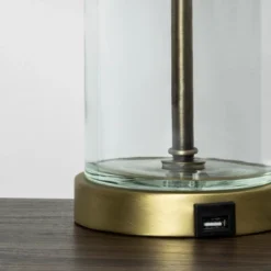 Fillable Accent With USB Table Lamp Brass - Threshold™ -Threshold™ GUEST cde816b4 4d22 45b7 aad0 2e1664c1a18c