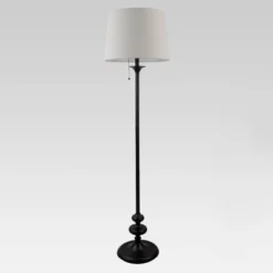 Londonberry Stick Floor Lamp Black - Threshold™ -Threshold™ GUEST cf25e812 d87e 4498 a69d b76bd7c39265