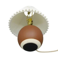 Oval Table Lamp With Pleated Shade (Includes LED Light Bulb) Red - Threshold™ Designed With Studio McGee -Threshold™ GUEST e90ec3ad c080 47dd 8d10 8de186c583b9