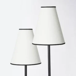 2-Head Floor Lamp With Trimmed Shade Black (Includes LED Light Bulb) - Threshold™ Designed With Studio McGee 6 2-Head Floor Lamp With Trimmed Shade Black (Includes LED Light Bulb) - Threshold™ Designed With Studio McGee -Threshold™ GUEST f035995d f7b3 4db1 a0dd 1617e77b28a8