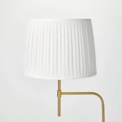Adjustable Floor Lamp Brass Iron With Pleated Shade - Threshold™ Designed With Studio McGee -Threshold™ GUEST f12e2a38 516f 4c34 9b60 6505701f5116