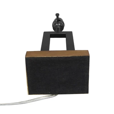 Weston Window Small Lamp Base Black - Threshold™: Modern Rectangle, No Assembly Required, ETL Listed 7 Weston Window Small Lamp Base Black - Threshold™: Modern Rectangle, No Assembly Required, ETL Listed - Image 7