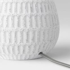 Ceramic Textured Table Lamp Base White - Threshold™ -Threshold™ GUEST fc9f4ede e288 4863 a616 ae078ed887a0