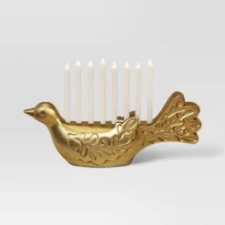 Cast Aluminum Bird Menorah - Threshold™ -Threshold™ GUEST ffb422b9 d13b 4e1a b849 bcc17acef58a